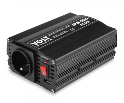 Przetwornica samochodowa VOLT Przetwornica napięcia IPS 500 PLUS 12/230V (350/500W)